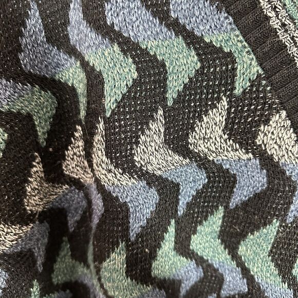 Vintage Protege By Tag Sweater Made USA 90s Knit Coogi Style Pullover Sz Large - Picture 4 of 10